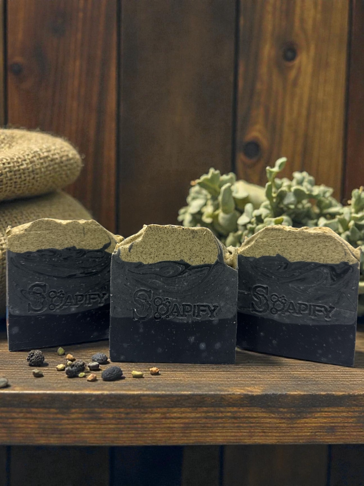 Charcoal and neem soap