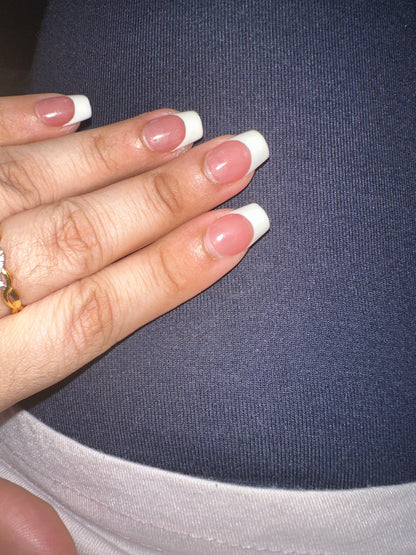 Handmade French Tip Press-On Nails