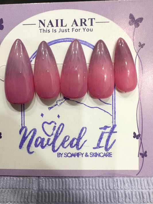 Pink Haze Handmade Press-On Nails